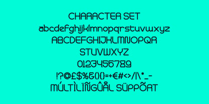 Vexorium Font Poster 5