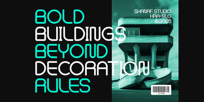 Vexorium Font Poster 3