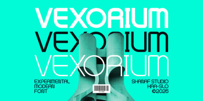 Vexorium Font Poster 1