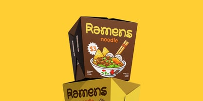 Noodle Factory Font Poster 4
