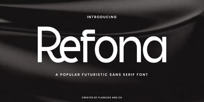 Refona Font Poster 1