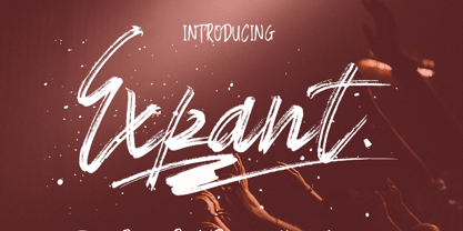 Expant Font Poster 2