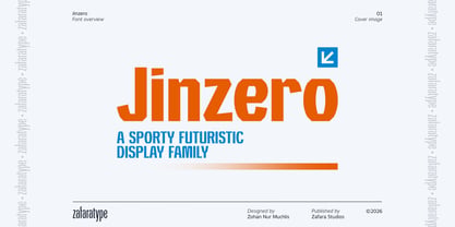 Jinzero Font Poster 1