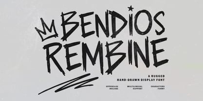 MC Bendios Rembine Font Poster 1