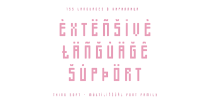 Thing Soft Font Poster 3