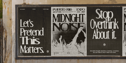 MN Caviere Font Poster 13