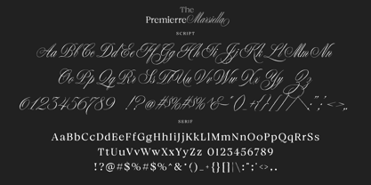 Premierre Marsiella Font Poster 10