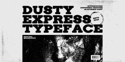 Dusty Express One Font Poster 1