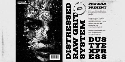 Dusty Express One Font Poster 3