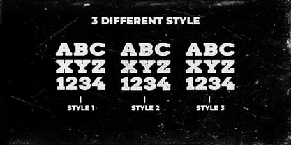 Dusty Express One Font Poster 5