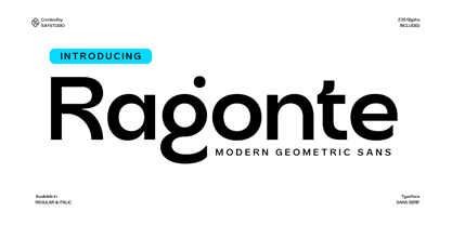 Ragonte Font Poster 1