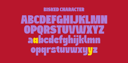 Bisked Font Poster 6