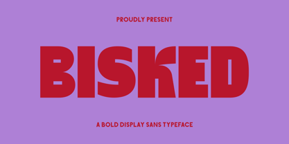 Bisked Font Poster 1