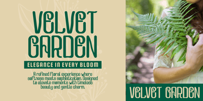 Floral Ritual Font Poster 3