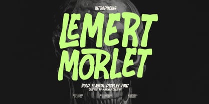 MC Lemert Morlet Font Poster 1