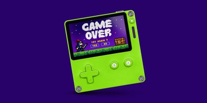 Arcade Byte Font Poster 3