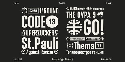 Fugazi Font Poster 3