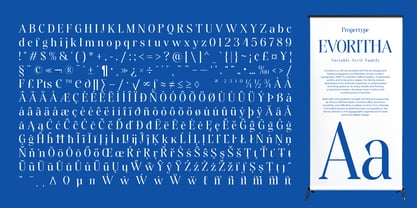 Evoritha Font Poster 15