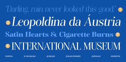 Evoritha Font Poster 10