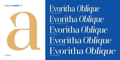 Evoritha Font Poster 4
