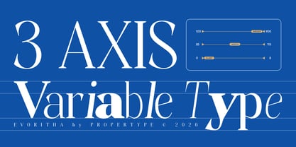 Evoritha Font Poster 11