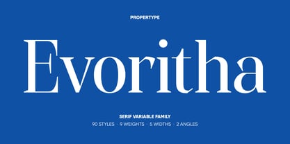 Evoritha Font Poster 2