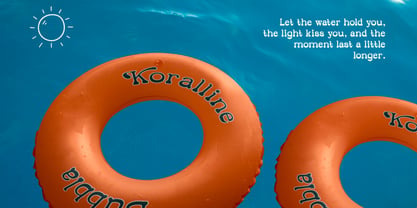 Koralline Font Poster 7