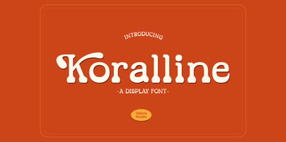 Koralline Font Poster 1