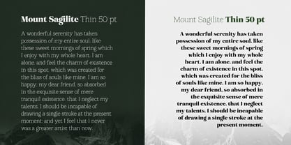Mount Sagilite Font Poster 7