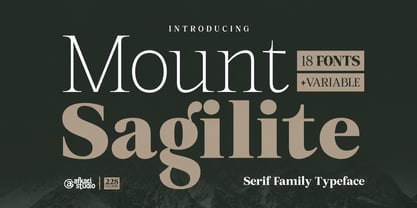 Mount Sagilite Font Poster 1
