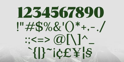 Mount Sagilite Font Poster 3
