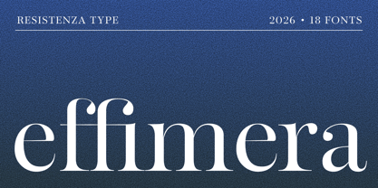 Effimera Font Poster 1