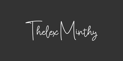 Thelex Minthy Font Poster 1