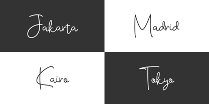 Thelex Minthy Font Poster 2