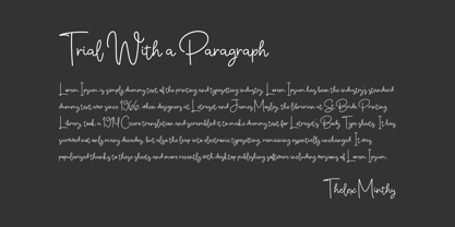Thelex Minthy Font Poster 5
