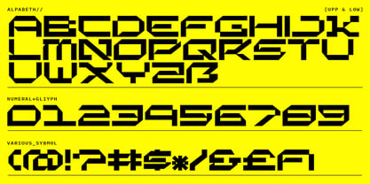 Xeonic Font Poster 3