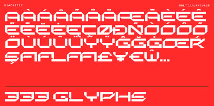 Xeonic Font Poster 4