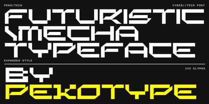 Xeonic Font Poster 2