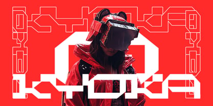 Xeonic Font Poster 9