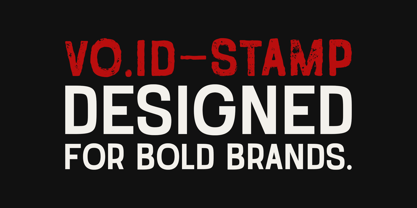 Void Stamp Font Poster 8