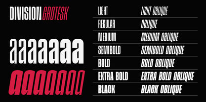 Division Grotesk Font Poster 4