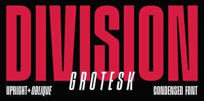 Division Grotesk Font Poster 1