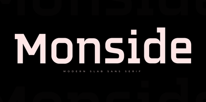 Monside Font Poster 1