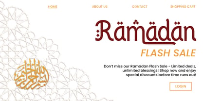 Azlamirza Font Poster 2