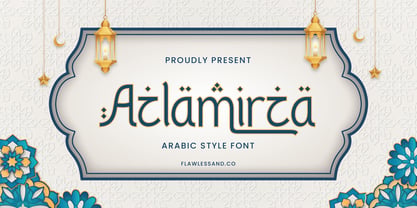 Azlamirza Font Poster 1