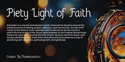 Azlamirza Font Poster 3