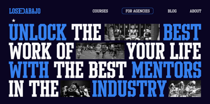 Hattrick Font Poster 2