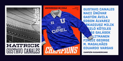 Hattrick Font Poster 12