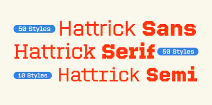 Hattrick Font Poster 5
