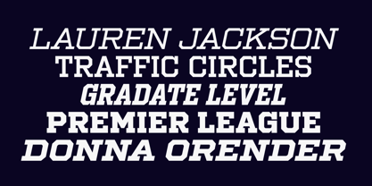 Hattrick Font Poster 11